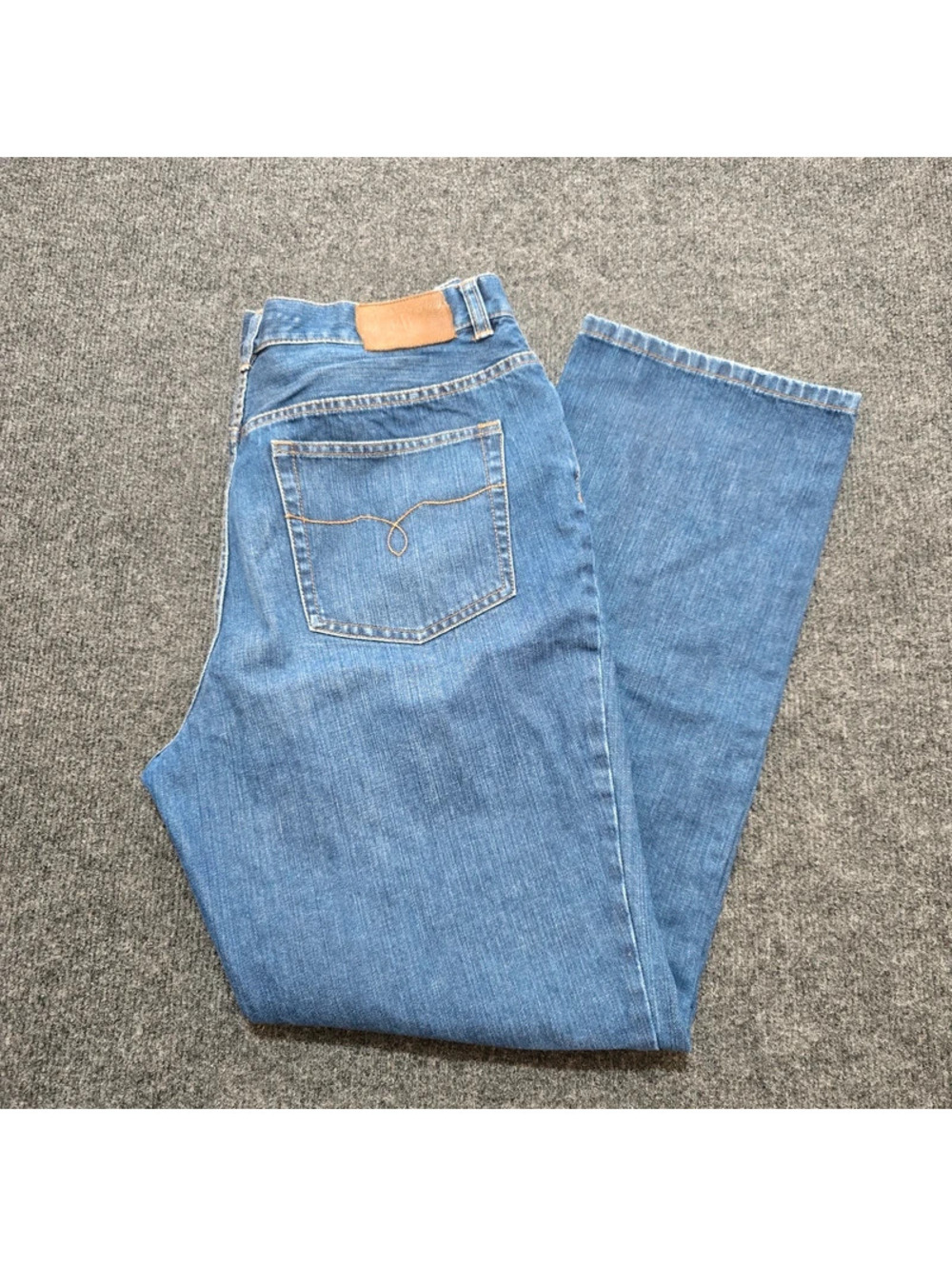 Vtg Lauren Jeans Co Premium Denim Jeans 12 100% Cotton Medium Wash Straight Leg